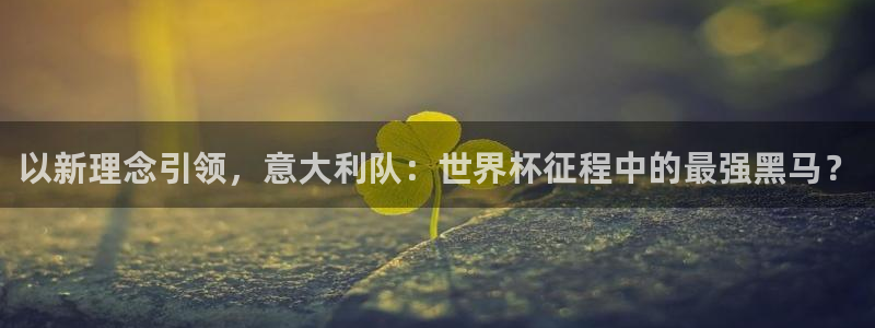 世界杯足球赛2026赛程时间：以新理念引领，意大利队：世界杯征程中的最强黑马？